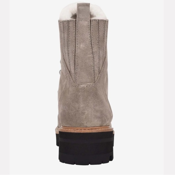 Marc Fisher Izzie Lugsole Ankle Boot Medium Gray - Picture 3 of 10